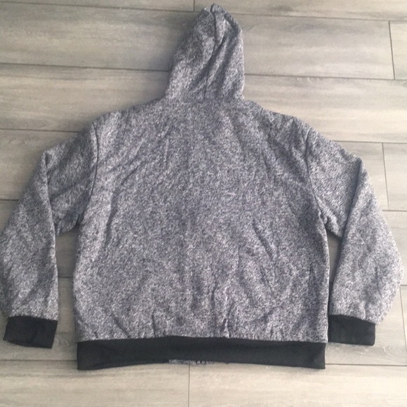 HAN TON Mens Size 2XL Winter/Spring Hoodie Sweatshirt Coat Jacket Warm Outwear - Picture 3 of 8